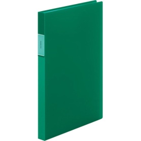 キングジム　ＦＡＶＯＲＩＴＥＳ　クリアーファイル（透明）　Ａ４タテ　４０ポケット　背幅２４ｍｍ　緑　ＦＶ１６６ＴＷミト　１冊