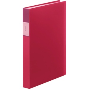 キングジム　ＦＡＶＯＲＩＴＥＳ　クリアーファイル（透明）　Ａ４タテ　６０ポケット　背幅３４ｍｍ　赤　ＦＶ１６６－３Ｔアカ　１冊1