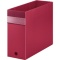 キングジム　ＦＡＶＯＲＩＴＥＳ　ボックスファイル（透明）　Ａ４ヨコ　収納幅１００ｍｍ　赤　ＦＶ４９０３Ｔアカ　１個