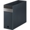キングジム　ＦＡＶＯＲＩＴＥＳ　ボックスファイル（透明）　Ａ４ヨコ　収納幅１００ｍｍ　黒　ＦＶ４９０３Ｔクロ　１個