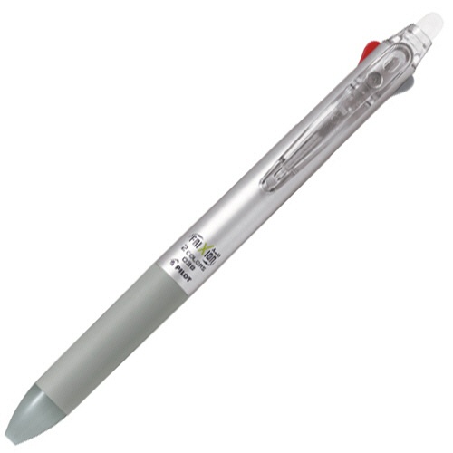 パイロット　多色ゲルインキボールペン　フリクションボール２　０．３８ｍｍ　（軸色：シルバー）　ＬＫＦＢ－４０ＵＦ－Ｓ　１本1