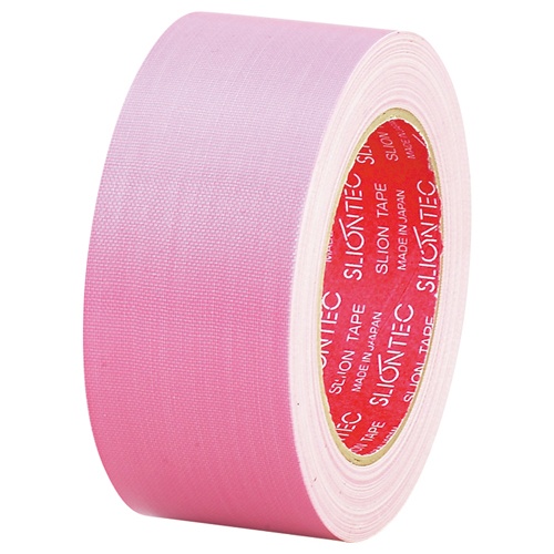 スリオンテック　布粘着テープ　Ｎｏ．３３９０　５０ｍｍ×２５ｍ　厚み約０．２３ｍｍ　ピンク　Ｎｏ．３３９０－５０ＰＫ　１巻1