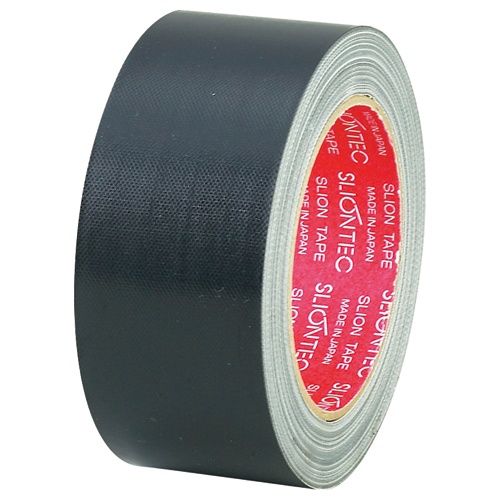 スリオンテック　布粘着テープ　Ｎｏ．３３９０　５０ｍｍ×２５ｍ　厚み約０．２３ｍｍ　黒　Ｎｏ．３３９０－５０ＢＫ　１巻1