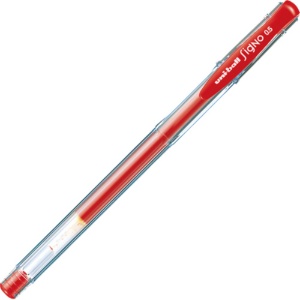 三菱鉛筆　ゲルインクボールペン　ユニボール　シグノ　エコライター　０．５ｍｍ　赤　ＵＭ１００ＥＷ．１５　１本1
