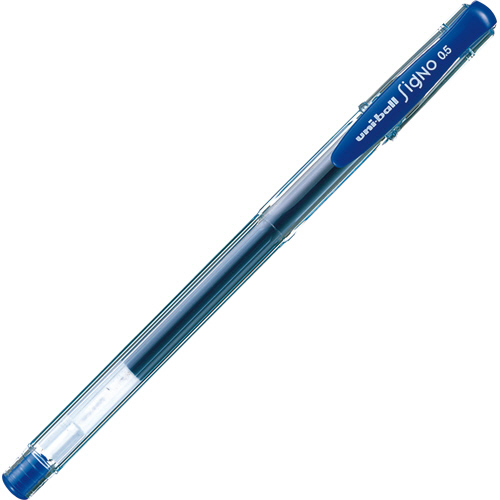 【クリックでお店のこの商品のページへ】三菱鉛筆 ゲルインクボールペン ユニボール シグノ エコライター 0.5mm 青 UM100EW.33 1本 UM100EW.33