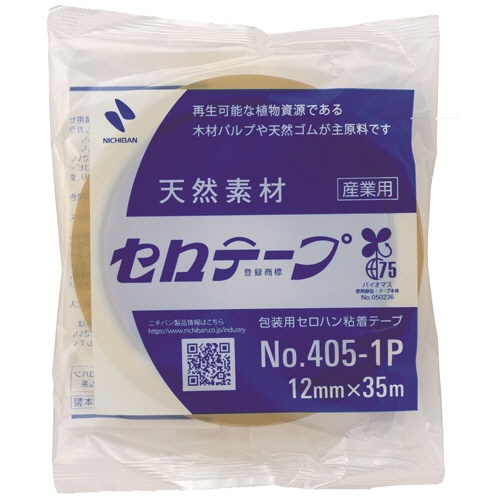 ニチバン　産業用セロテープ　大巻　１２ｍｍ×３５ｍ　４０５１Ｐ－１２　１巻1