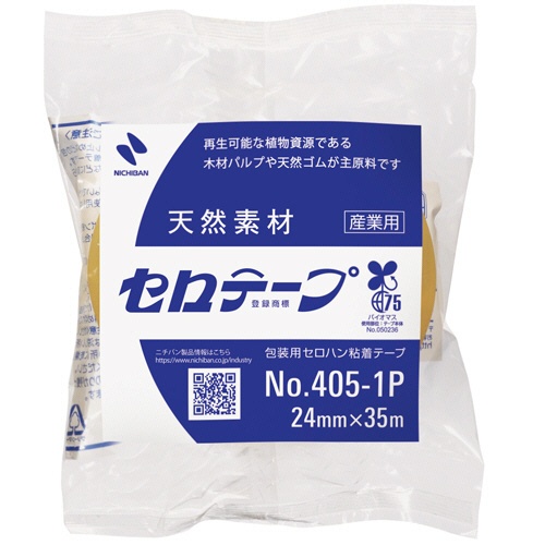 ニチバン　産業用セロテープ　大巻　２４ｍｍ×３５ｍ　４０５１Ｐ－２４　１巻1