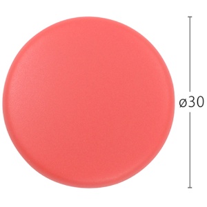 プラス　カラーマグネット　直径３０ｍｍ　レッド　ＣＰ－０３０Ｍ　１パック（５個）4