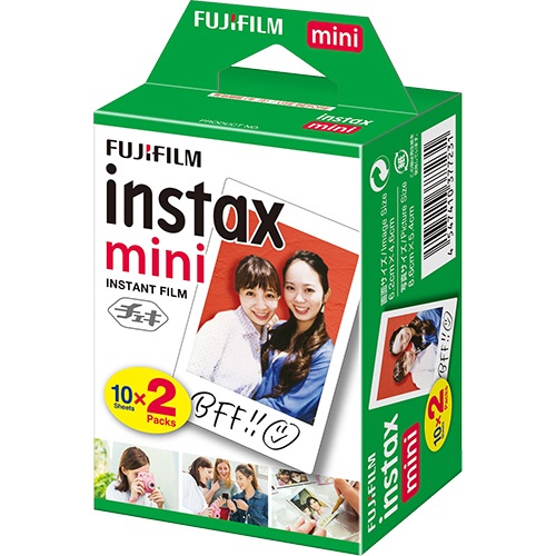 富士フイルム　チェキ用フィルム　インスタントカラーフィルム　ｉｎｓｔａｘ　ｍｉｎｉ　１箱（２０枚：１０枚×２パック）2