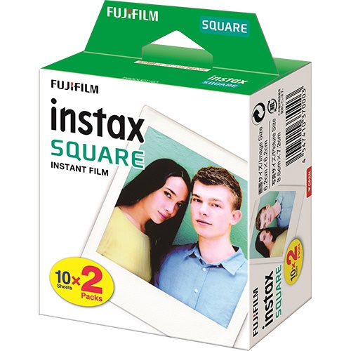 富士フイルム　インスタントカラーフィルム　ｉｎｓｔａｘ　ＳＱＵＡＲＥ　ホワイト　１箱（２０枚：１０枚×２パック）1
