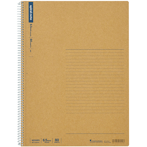 オルメン.ノート スパイラルノート ベーシック 横罫 80枚 ＜B6＞ | 製品情報