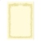 ササガワ　タカ印　ＯＡ賞状用紙　クリーム　Ａ４　ヨコ書用　１０－１０６８　１パック（１０枚）