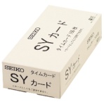 セイコーソリューションズ　セイコー用タイムカード　全締日対応　両面６欄印字　ＣＡ－ＳＹ　１パック（１００枚）