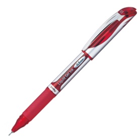 ぺんてる　ゲルインクボールペン　エナージェル　キャップ式　０．５ｍｍ　赤　ＢＬＮ５５－Ｂ　１本