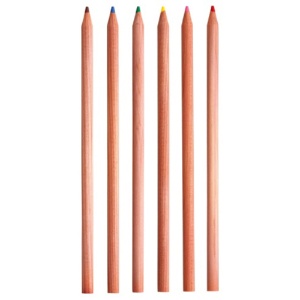 ＴＡＮＯＳＥＥ　色鉛筆　６色（各色１本）　１セット2