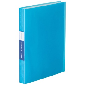 キングジム　シンプリーズ　クリアーファイル（透明）　Ａ４タテ　６０ポケット　背幅３２ｍｍ　青　ＴＨ１８４ＴＳＰ３Ｂ　１冊