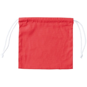 三栄産業　１１号帆布硬貨集金用巾着袋　赤　ＫＣ２５２５ＳＥＴ５－０２　１パック（５枚）1