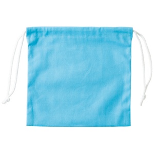三栄産業　１１号帆布硬貨集金用巾着袋　ブルー　ＫＣ２５２５ＳＥＴ５－０９　１パック（５枚）1