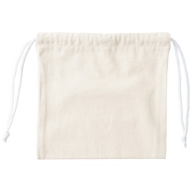 三栄産業　１１号帆布硬貨集金用巾着袋　キナリ　ＫＣ２５２５ＳＥＴ５－１３　１パック（５枚）
