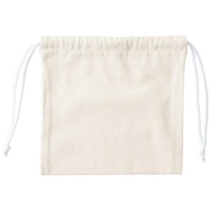 三栄産業　１１号帆布硬貨集金用巾着袋　キナリ　ＫＣ２５２５ＳＥＴ５－１３　１パック（５枚）1