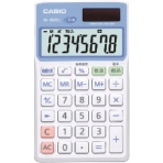 カシオ　抗菌電卓　８桁　手帳タイプ　ＳＬ－３０２ＣＬ－Ｎ　１台