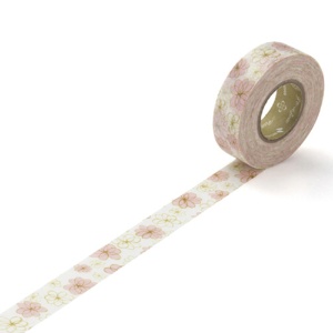 ニチバン　プチジョア　マスキングテープ　１５ｍｍ×１８ｍ　フラワー（ピンク）　ＰＪＭＴ－１５Ｓ０３６　１巻2