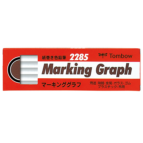 たのめーる】トンボ鉛筆 マーキンググラフ 紙巻 しろ 2285-01 1ダース