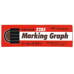 トンボ鉛筆　マーキンググラフ　紙巻　くろ　２２８５－３３　１ダース（１２本）1