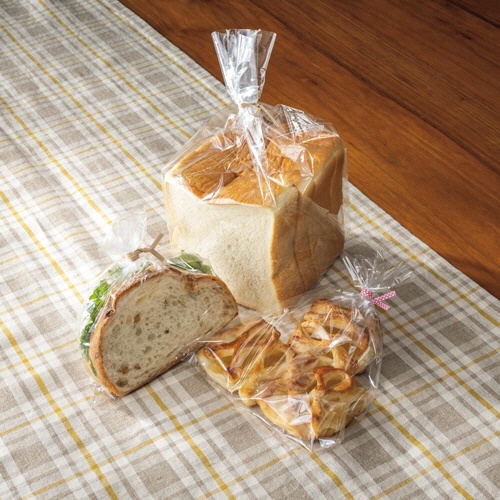 中川製袋化工　ＰＰ食パン袋　１斤（長）　３７０×１２５＋１２０ｍｍ　Ｓ０２２８５１　１パック（１００枚）3