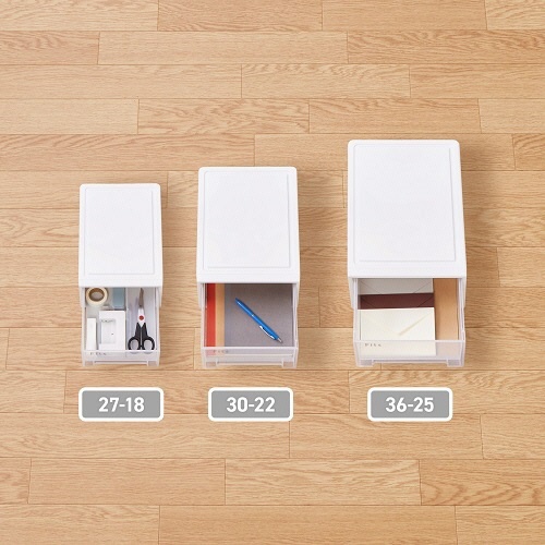 天馬　Ｆｉｔｓ　フィッツケース　２７－１８　ホワイトクリア　１個7