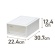 天馬　Ｆｉｔｓ　フィッツケース　３０－２２　ホワイトクリア　１個2