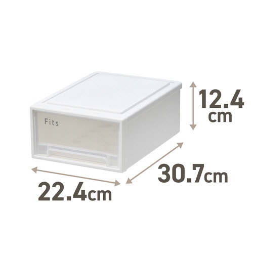 天馬　Ｆｉｔｓ　フィッツケース　３０－２２　ホワイトクリア　１個2