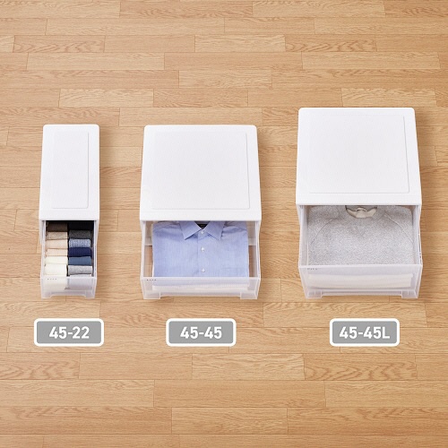 天馬　Ｆｉｔｓ　フィッツケース　４５－２２　ホワイトクリア　１個7