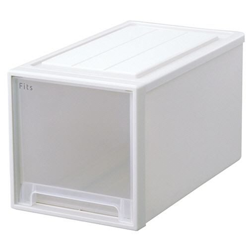 天馬　Ｆｉｔｓ　フィッツケース　５３－３０Ｌ　ホワイトクリア　１個1