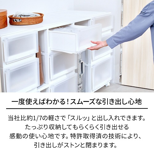 天馬　Ｆｉｔｓ　フィッツケース　アドバンス　５５－４５Ｓ　ホワイトクリア　１個3