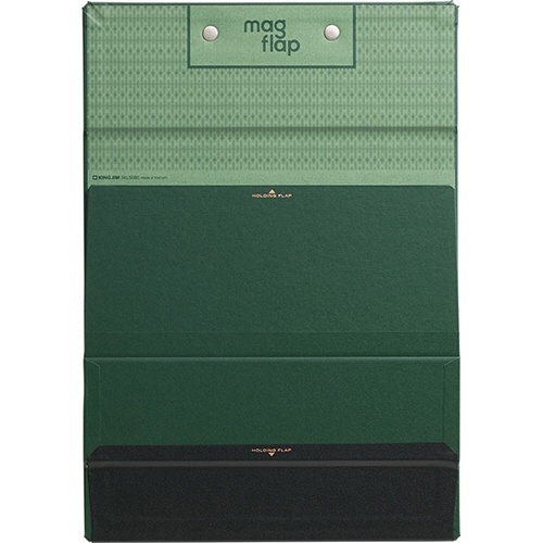 キングジム　クリップボード　マグフラップ　Ａ４タテ　緑　５０８５－Ｇ　１枚2