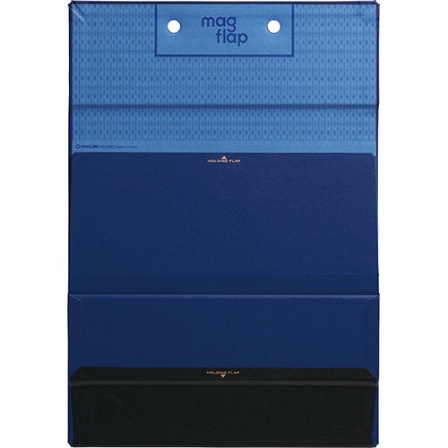 キングジム　クリップボード　マグフラップ　Ａ４タテ　青　５０８５－Ｂ　１枚2