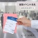 プラス　イベント用　吊り下げ式　名札（オール紙製イベント名札）　はがき／Ａ４四折サイズ　ピンク　ＣＴ－Ｅ４　ＰＫ　１パック（５０個）2