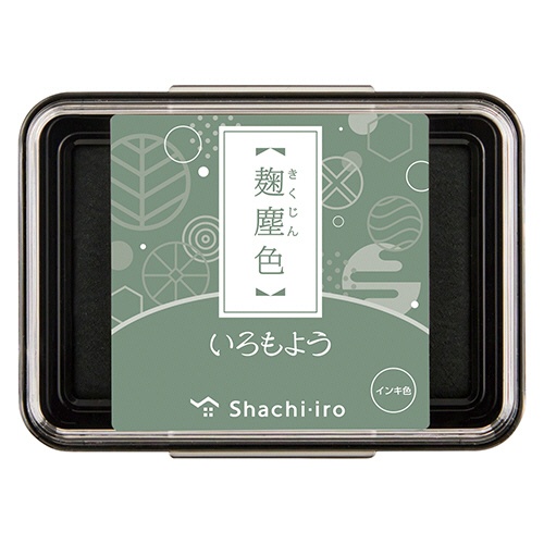 シヤチハタ　いろもよう　スタンプパッド　麹塵色（きくじんいろ）　ＨＡＣ－１－ＤＤＧ　１個1