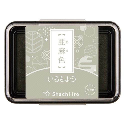 シヤチハタ　いろもよう　スタンプパッド　亜麻色（あまいろ）　ＨＡＣ－１－ＰＧＲ　１個1