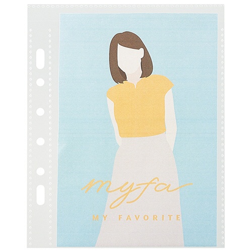 リヒトラブ　ｍｙｆａ　コレクションポケット　ミニ　ワイド　２穴・ミニ６穴　Ｎ－３３４６　１パック（１０枚）3