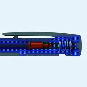 ゼブラ　油性ボールペン　ブレン　０．７ｍｍ　青　（軸色：白）　ＢＡ８８－ＢＬ　１本4