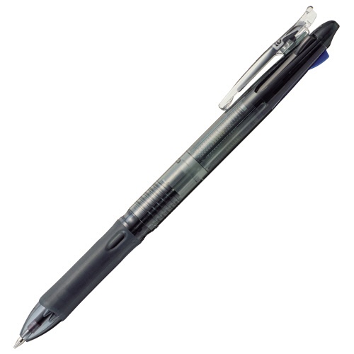 ゼブラ　３色油性ボールペン　クリップ－オン　スリム３Ｃ　０．７ｍｍ　（軸色：クリアブラック）　Ｂ３Ａ５－ＴＭ－ＣＢＫ　１本1
