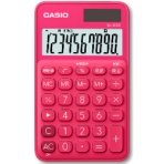 カシオ　カラフル電卓　１０桁　手帳タイプ　ビビッドピンク　ＳＬ－３００Ｃ－ＲＤ－Ｎ　１台