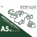 サクラクレパス　ノータム　クリアー　Ａ５　ブルー　ＵＮＣ－Ａ５＃３６　１個4