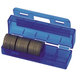 カール事務器　コインケース　５円硬貨（５０枚収納）　ブルー　ＣＸ－５－Ｂ　１個2