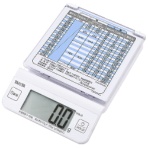 タニタ デジタルレタースケール 2000g ホワイト KD-LT02 1台