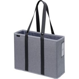 ソニック　ユートリム　キャビネットバッグ　１２ｃｍ幅　Ａ４ファイル対応　グレー　ＵＴ－２０３５－ＧＬ　１個