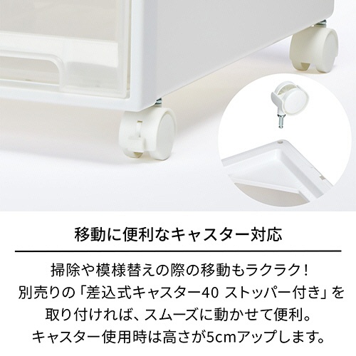 天馬　Ｆｉｔｓ　フィッツケース　５３－３０Ｓ　ホワイトクリア　１組（２個）4