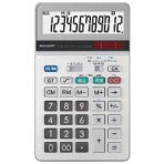 シャープ　実務電卓　１２桁　ナイスサイズ　ＥＬ－Ｎ７４２Ｋ－Ｘ　１台